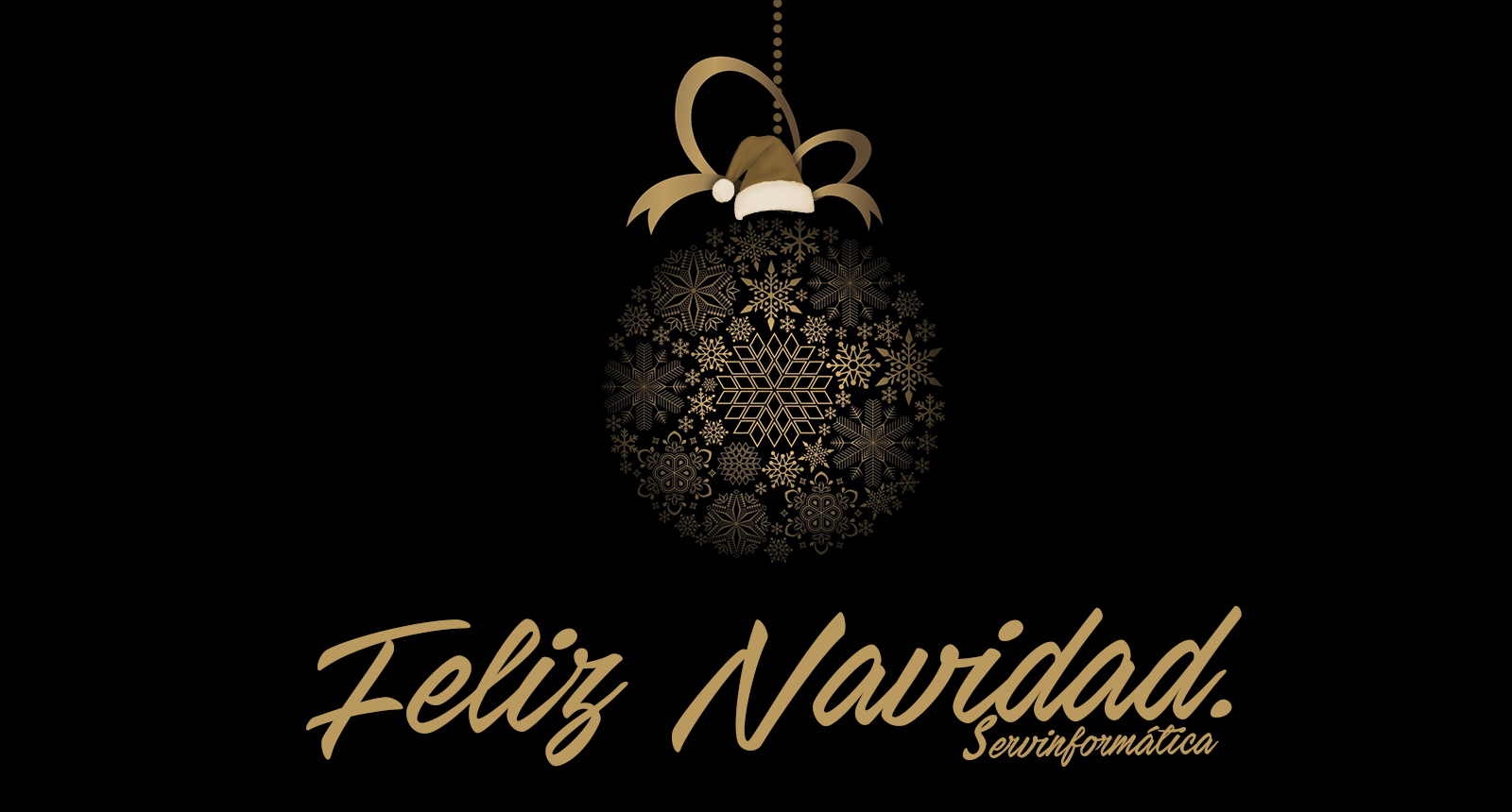 Servinformática y su equipo te desean una muy feliz Navidad.